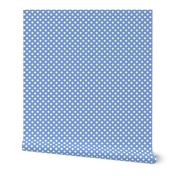 polka dots 2 cornflower blue