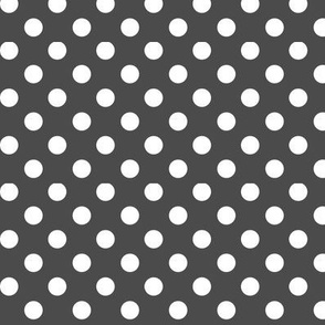 polka dots 2 dark grey