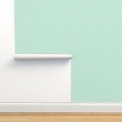 polka dots 2 mint green