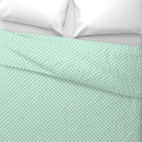 polka dots 2 mint green