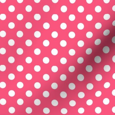 polka dots 2 hot pink