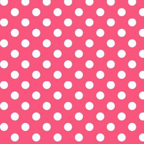 polka dots 2 hot pink