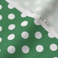 polka dots 2 kelly green