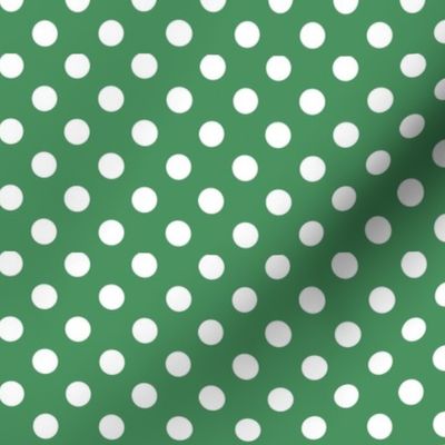 polka dots 2 kelly green