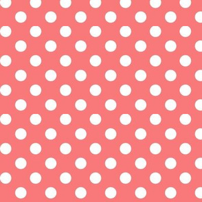 polka dots 2 coral