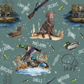 duck guide mallard seamless