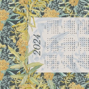 2024 Butterfly Weed Art Nouveau Calendar