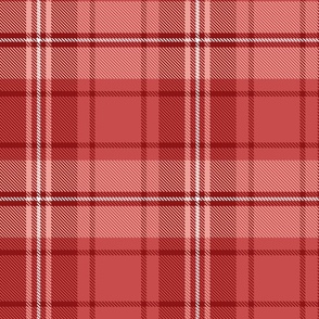 Holly Red Neutral Winter Holiday Traditional Preppy Plaid