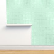 polka dots 2 ice mint green