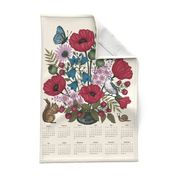 Flower bouquet 2024 calendar