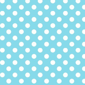 polka dots 2 sky blue