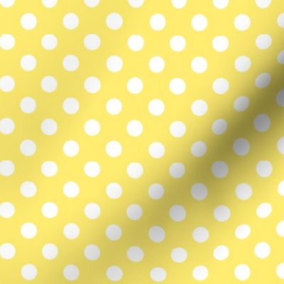 polka dots 2 lemon yellow