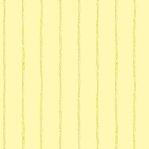Gerbera Stripes: Yellow hand-drawn pencil stripes