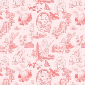Dolly Toile, Pink on Pink