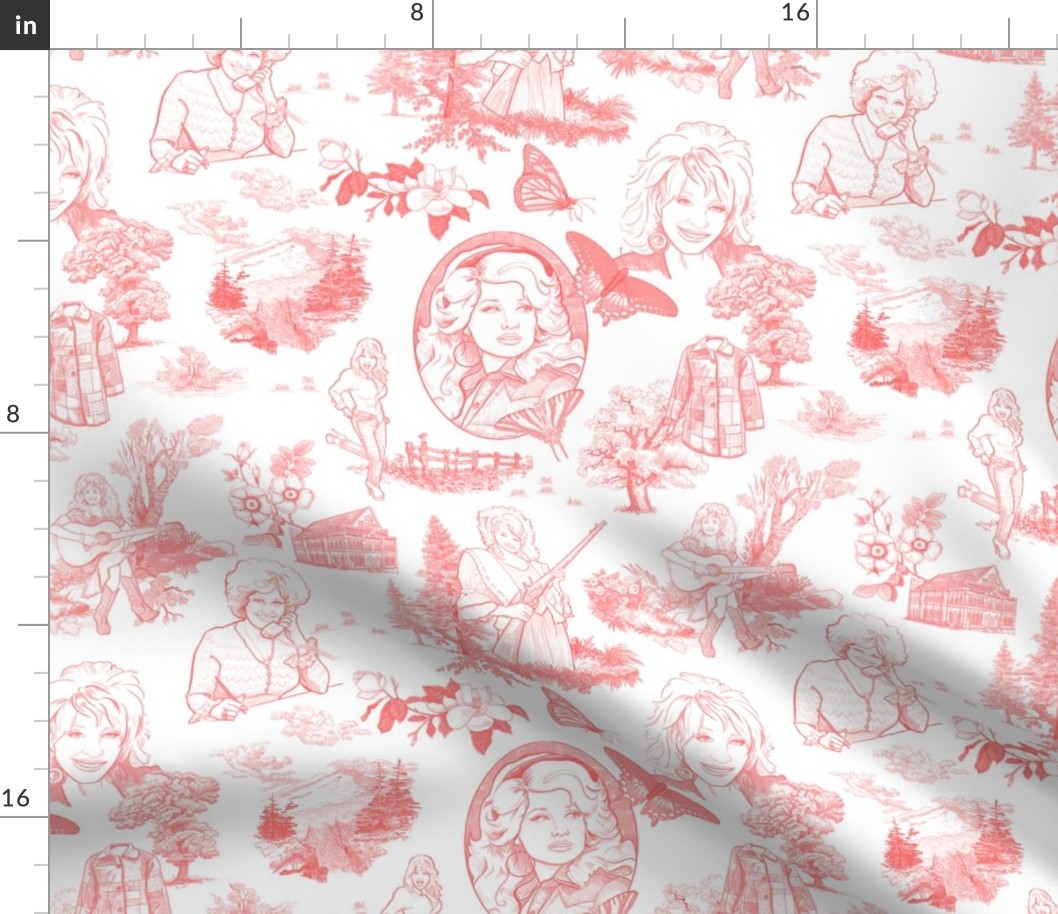 Dolly Toile, Pink