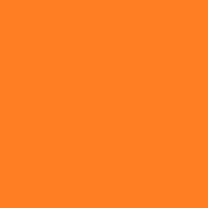 Halloween Pumpkin Orange (solid color) 