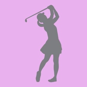 Sports, Woman Golfing, Golfer, Girl’s High School Golf, Women’s College Golf, Golf Team, School Spirit, Pink & Gray