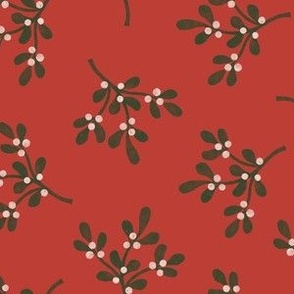 Mistletoe - red - LAD23