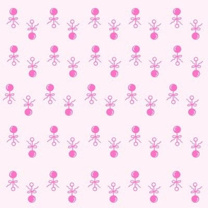 Baby Girl Pink Rattles