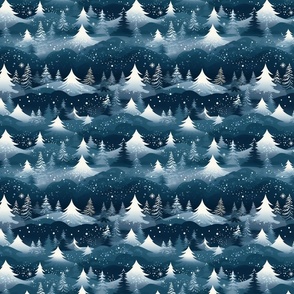 snowy_mountain_Christmas_pattern_1