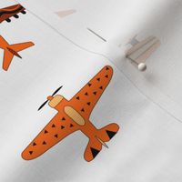 Cute Orange Toy Airplanes - Medium Scale 