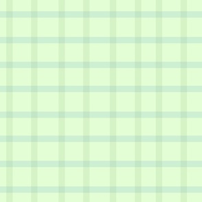 Pastel Mint Green Gingham - Large Scale