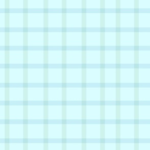 Pastel Blue Gingham - Large Scale