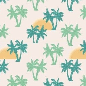 Summer Sunset & Palm Trees | Holiday Vibes | 5-in repeat