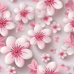 Joyful  White  Pink Cherry Blossoms ATL_1463
