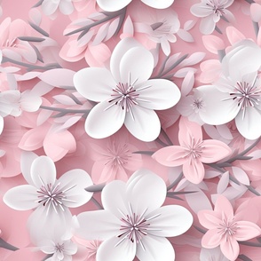 3D Subtle Cherry Blossoms ATL_1480