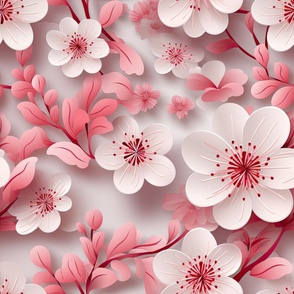 Modern 3D Cherry Blossoms1   ATL_1489