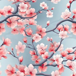 3D Classic Cherry Blossoms ATL_1492