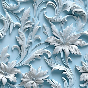 3D_Elegant_Victorian_Pastel Blue_Flowers ATL_1525