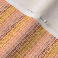 Deos Gratias Stripes - Small Print
