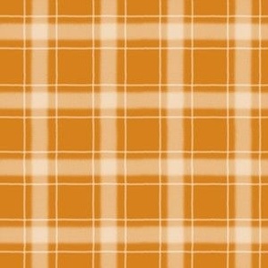 Golden Plaid - Large Print