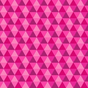 Magenta Pinks Triangle hexagons (sm)