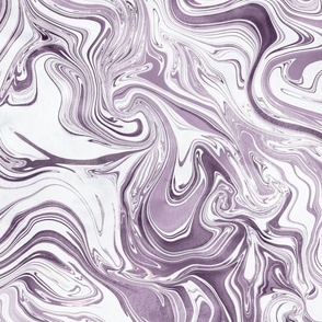 Warm purple marbling Number 2 large scale