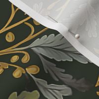 Nature's Bounty - Gold/Dark Green Wallpaper – New