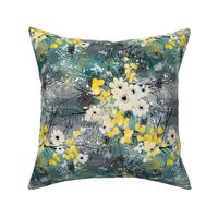 Boho Chic Meadow – Yellow/Gray/Teal