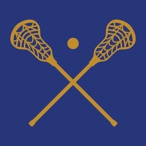 Crossed Lacrosse Sticks, High School Lacrosse, College Lacrosse, Boys Lacrosse, Mens Lacrosse, Girls Lacrosse, Womens Lacrosse, School Spirit, Blue & Gold, Blue & Yellow 