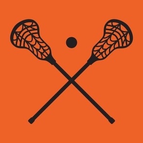 Crossed Lacrosse Sticks, High School Lacrosse, College Lacrosse, Boys Lacrosse, Mens Lacrosse, Girls Lacrosse, Womens Lacrosse, School Spirit, Black & Orange