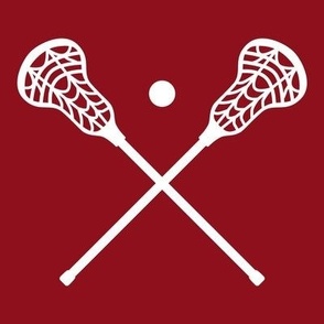 Crossed Lacrosse Sticks, High School Lacrosse, College Lacrosse, Boys Lacrosse, Mens Lacrosse, Girls Lacrosse, Womens Lacrosse, School Spirit, Crimson & White, Maroon & White