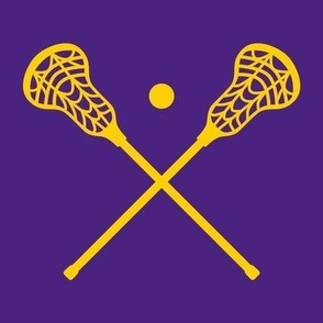 Crossed Lacrosse Sticks, High School Lacrosse, College Lacrosse, Boys Lacrosse, Mens Lacrosse, Girls Lacrosse, Womens Lacrosse, School Spirit, Purple & Gold, Purple & Yellow