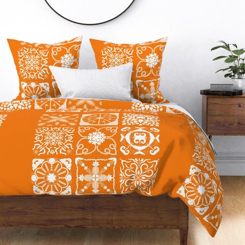 Orange Maui Hawaii Style Quilt