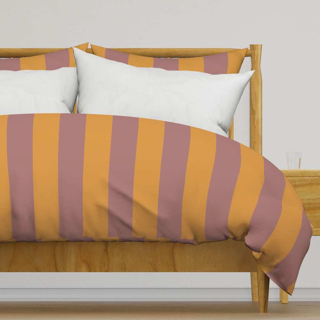 Bold Stripe - Gold and purple