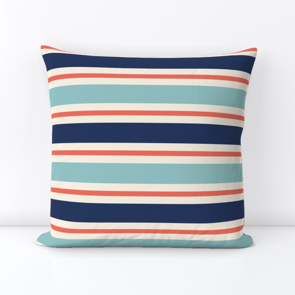 Yacht Club Stripes - Large (Coastal Chic)