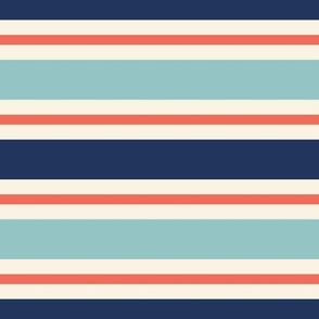 Yacht Club Stripes - Large (Coastal Chic)