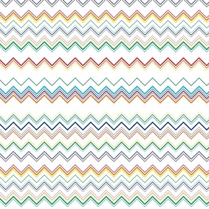 Rainbow Zigzag