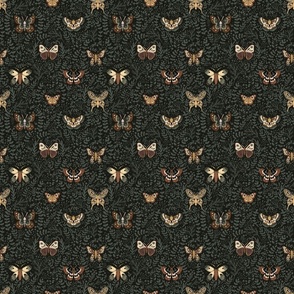 Autumn Forest Finds - Woodland moth black and green S
