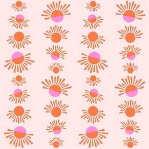 Color Block Sunshine - Pink - Medium Scale